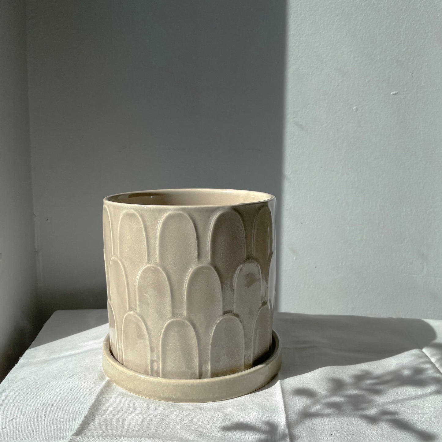 5" Duncan Pot with drainage + saucer