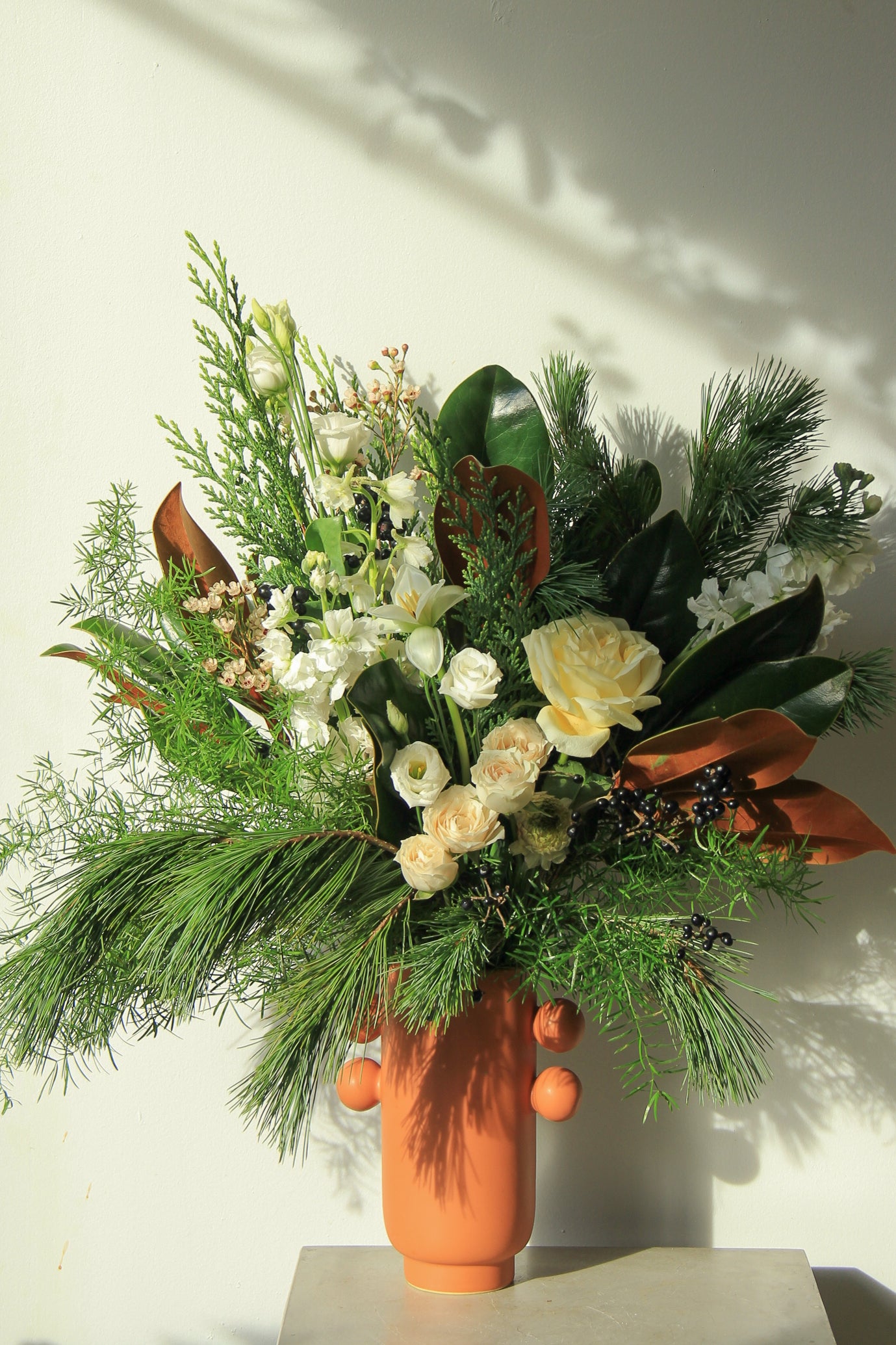 White Christmas Floral Arrangement