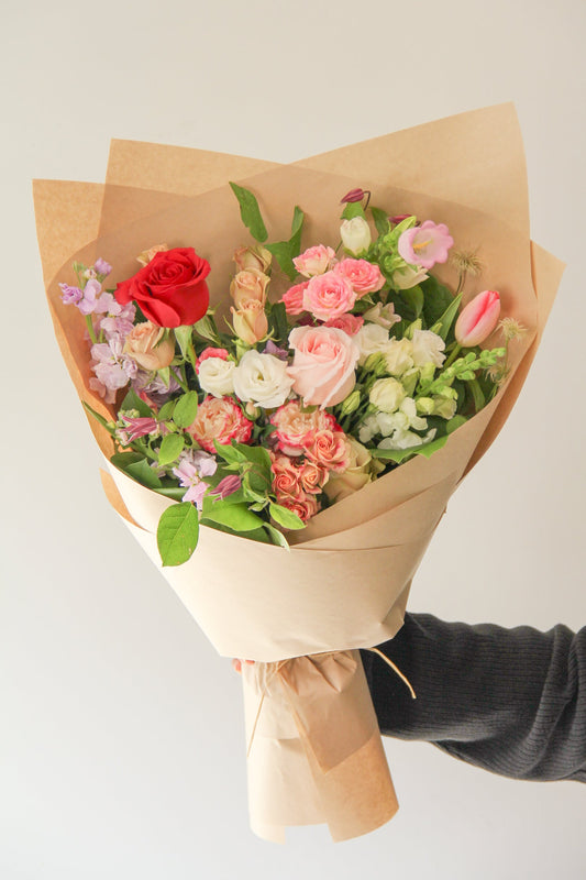 Medium Valentine's Hand-Tied Bouquet