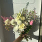 Small hand-tied bouquet, soft colour palette, Toronto flower subscription, Toronto flower delivery